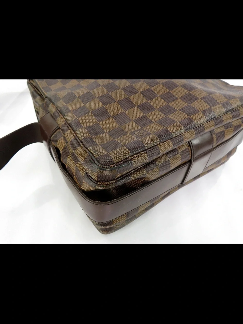 Louis Vuitton Brown Checkered Messenger Bag